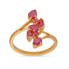 Classic Gold Ring set with Ruby