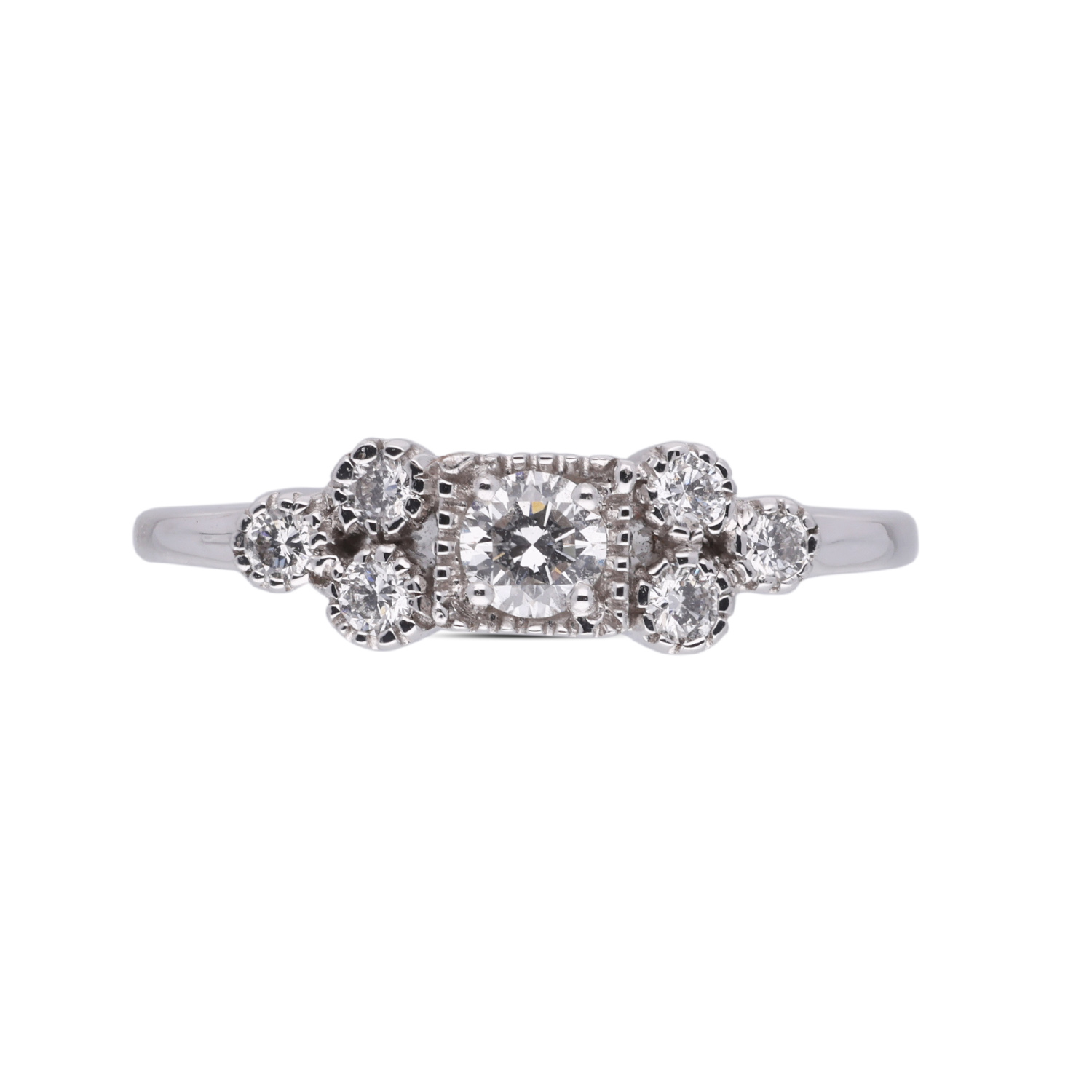 Radiant Diamond Elegance Ring