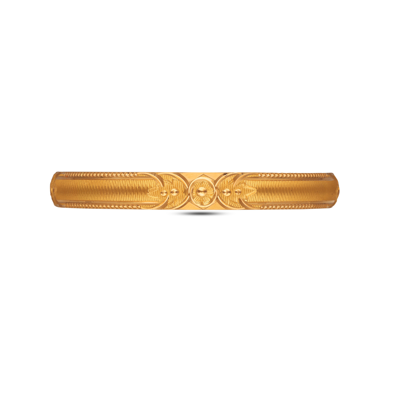 Classic Dailywear Plain Gold pair Bangle