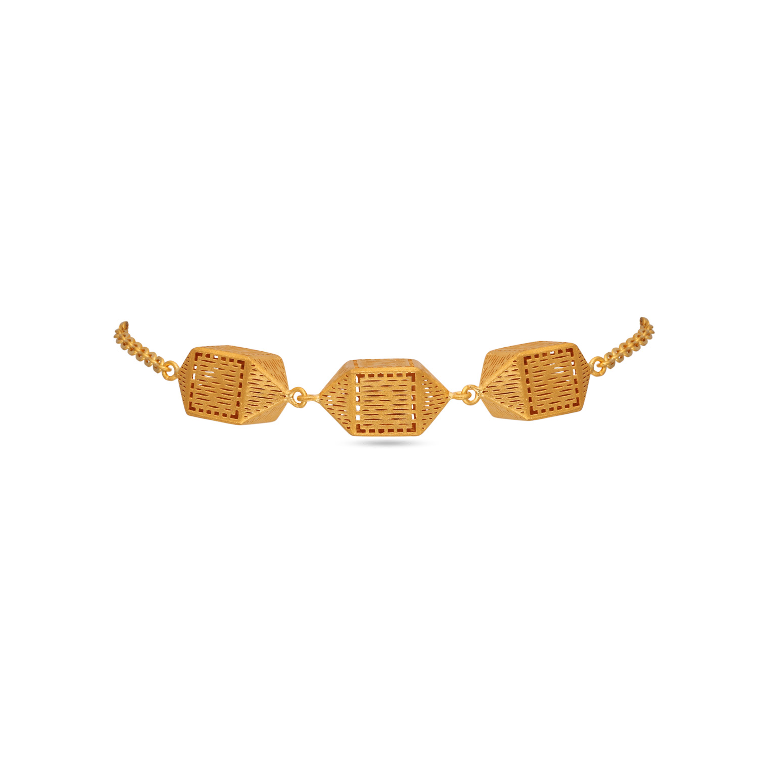 Classic Dailywear Plain Gold Bracelet