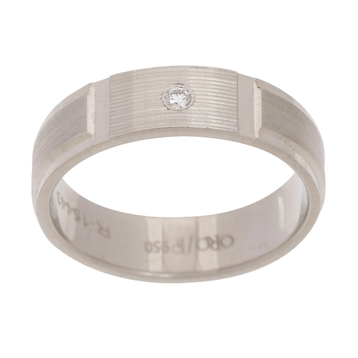 Classic Diamond Platinum Ring