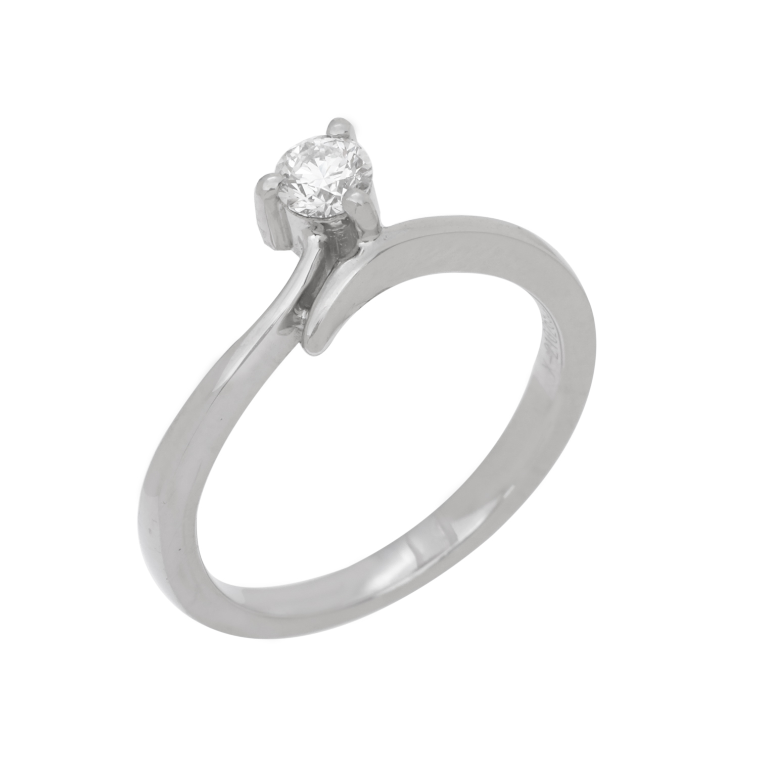 Classic Diamond Platinum Ring