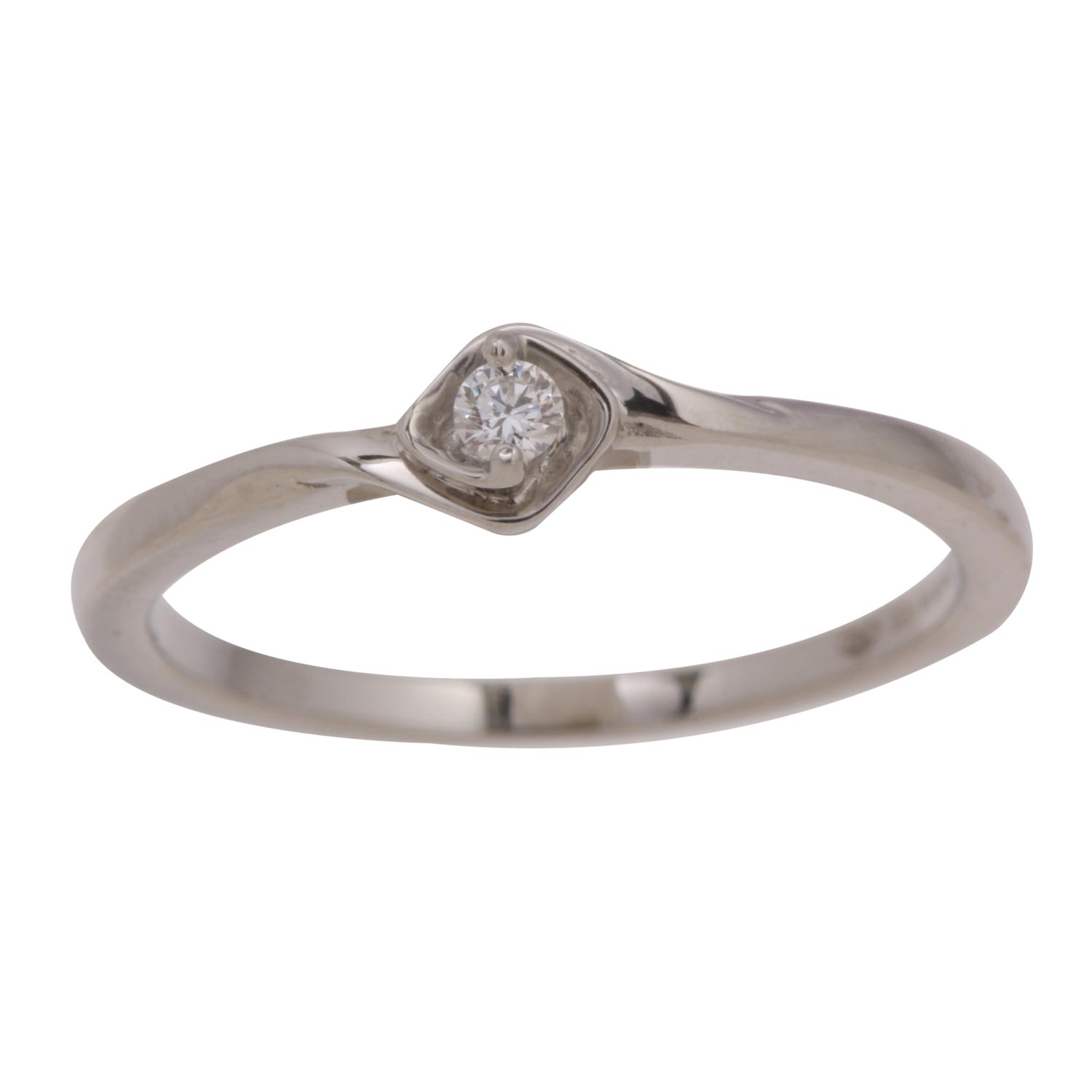 Classic Diamond Platinum Ring