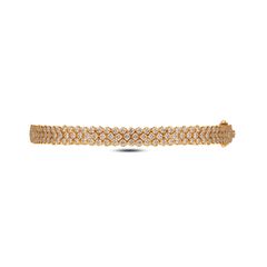 Chic Pre-Loved Diamond Bangle with an Unconventional Twist