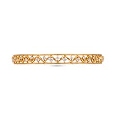 Chic Pre-Loved Diamond Bangle with an Unconventional Twist