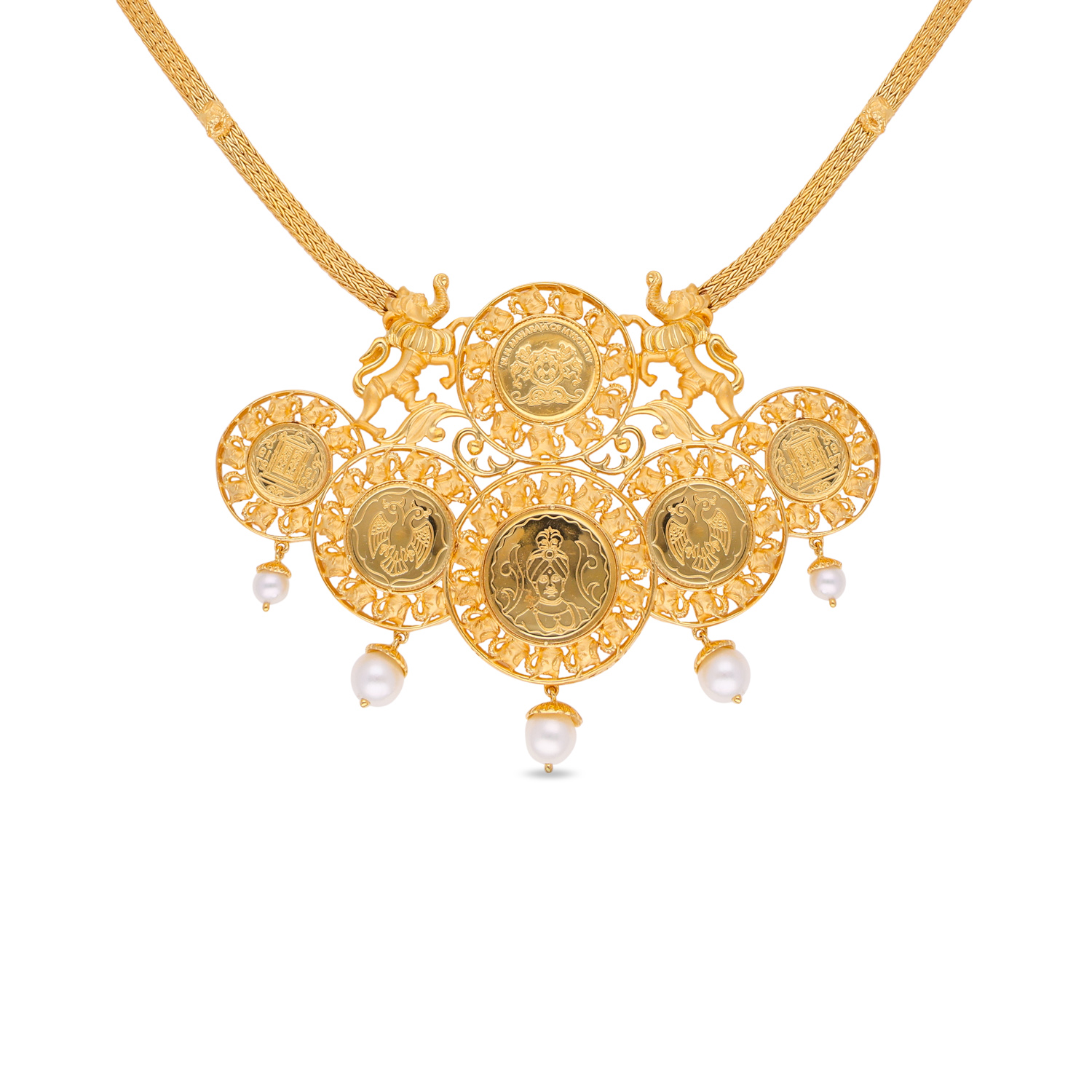 Special Durbar Collection Gold Necklace 