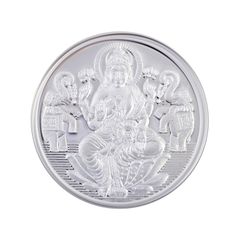 C Krishniah chetty Goddess Lakshmi pure silver coin