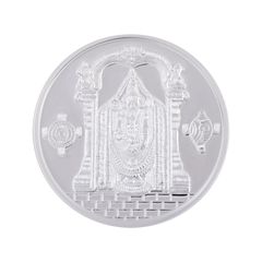 C Krishniah chetty Lord Balaji pure silver coin