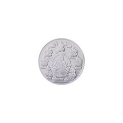 C Krishniah chetty Goddess Astalakshmi pure silver coin