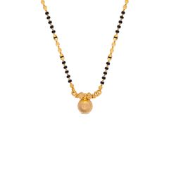 Eternal Bond Traditional Gold Mangalsutra with Exquisite Pendant