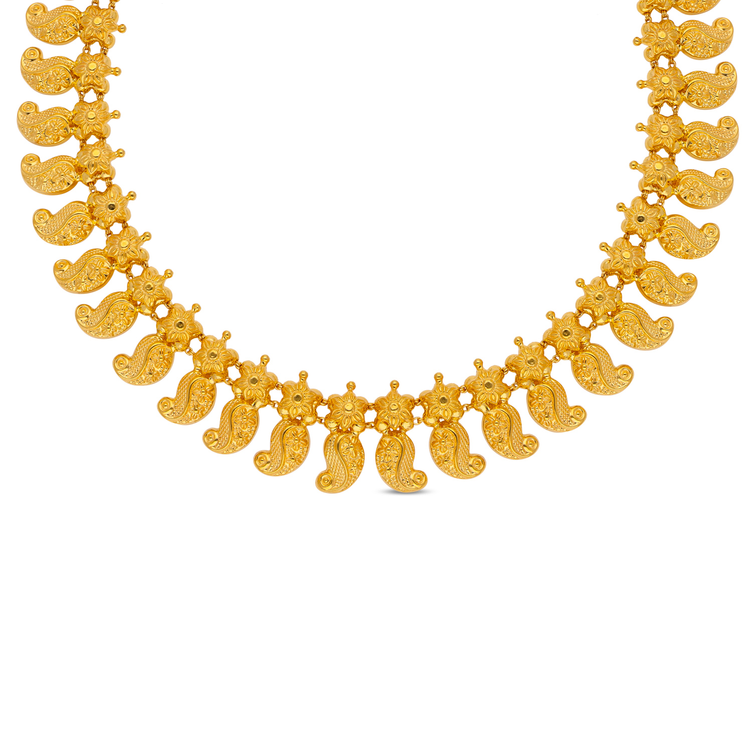 Mango Splendor Long Mango-Shaped Gold Maala
