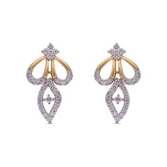 Elegant Whimsy Fancy Diamond Eardrops