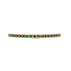 Heritage Elegance Traditional Gold Bangle Pair Set with Green Stones