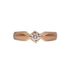 Eternal Spark Single Diamond Close-Setting Ring