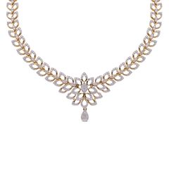Radiant Allure Fancy Diamond Necklace