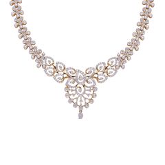 Radiant Allure Fancy Diamond Necklace