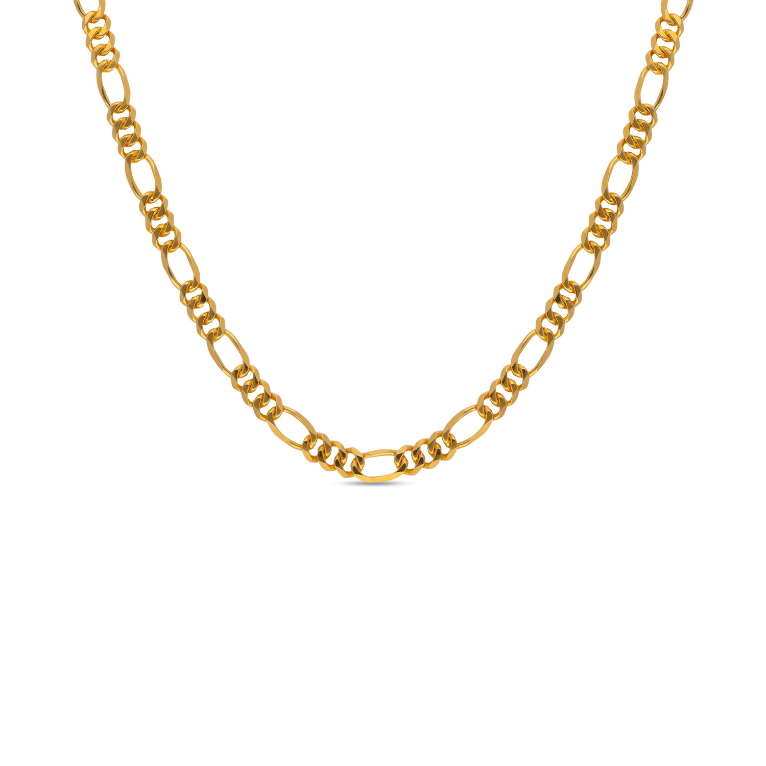 Graceful Links: Interlinked Gold Chain