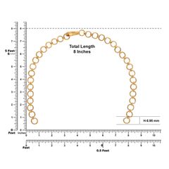 Golden Cascade: Gold Link Back Chain for Necklace