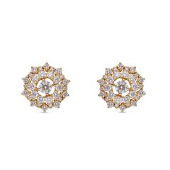 Radiant Rounds: Classic Round-Shaped Diamond Earstuds