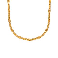 Elegance Defined: Interlinked Nice Gold Chain