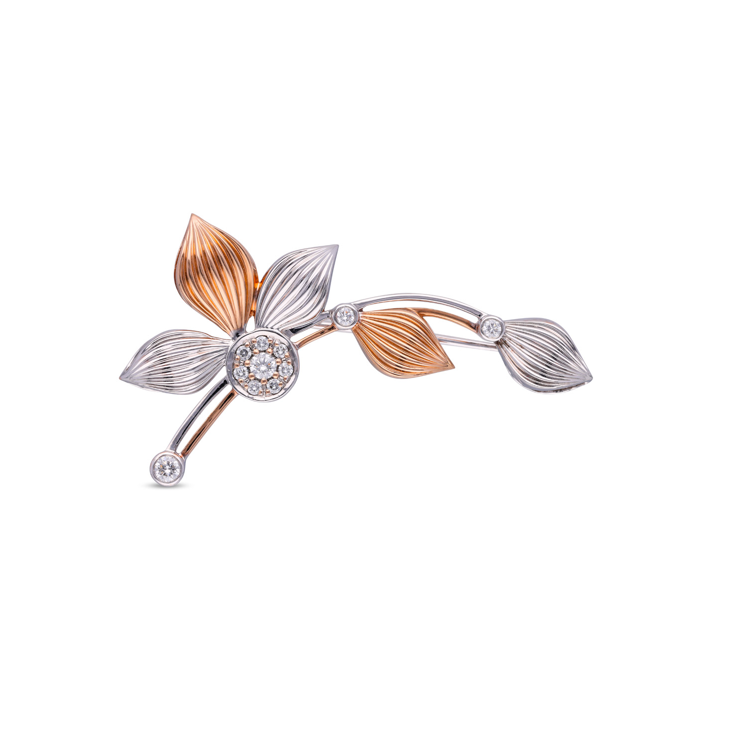 Versatile Radiance: Pendant and Necklace Set with Diamond Pendant cum Brooch