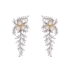 Elegance Redefined: Diamond Drops Set with Exquisite Gemstones
