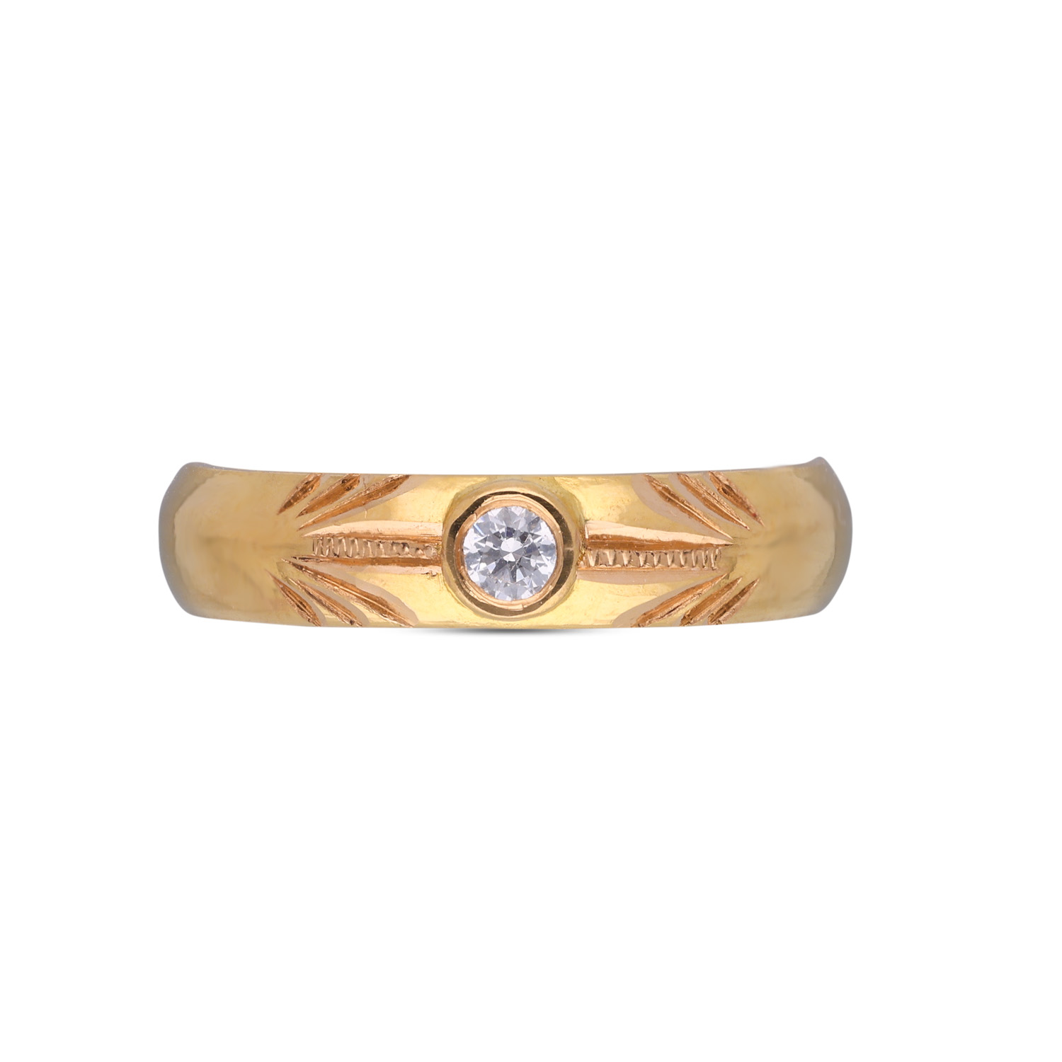 Radiant Harmony: Gemset Band Ring