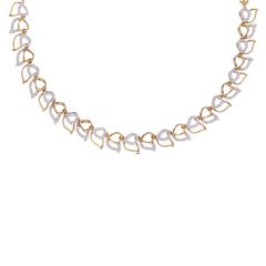 Radiant Freedom: Diamond Necklace in Open Setting