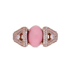 Sprezzatura Elegance: Ring with Diamonds and Colorful Gemstones in Open Setting