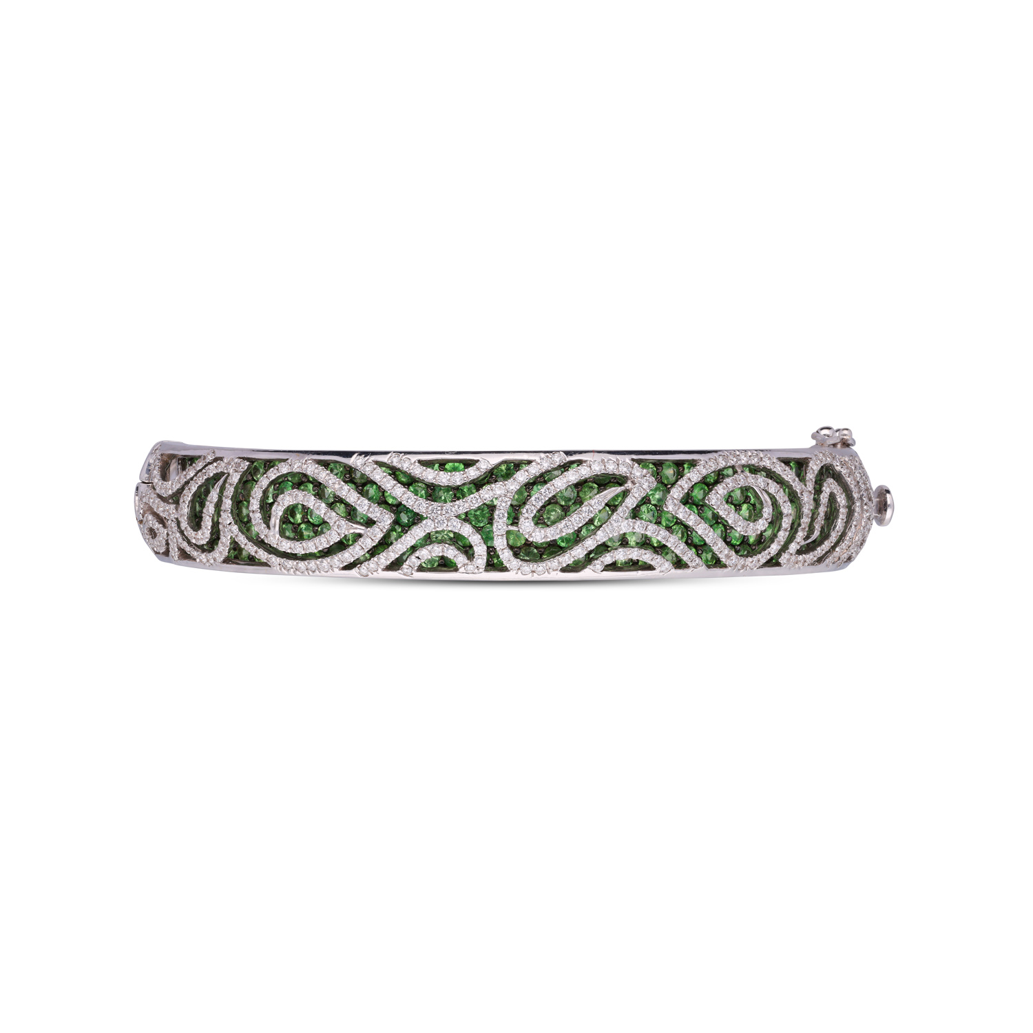 Dazzling Harmony: Diamond Bracelet in Stiff Patt with Fancy Cut