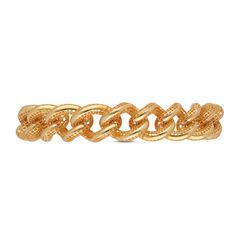 Timeless Identity: Plain Gold Gents Identity Bracelet