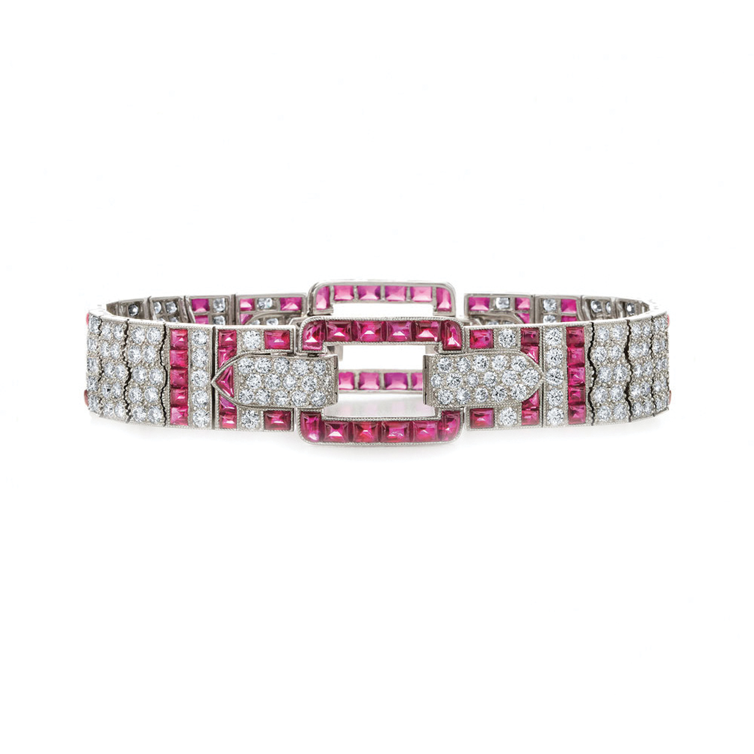 Diamond Bangle set with gemstones