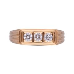 Timeless Beauty: Gold Traditional Close Setting Diamond Ring