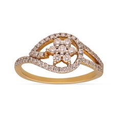 Classic Diamond Ring For Women with Nakshtra Motif