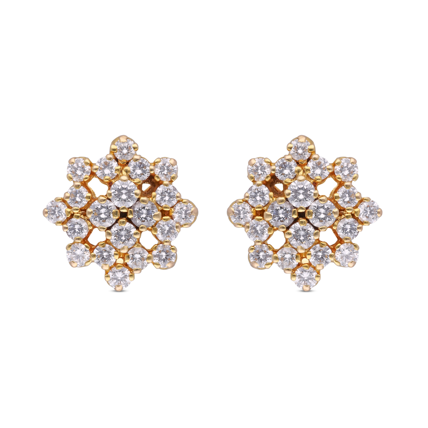 Radiant Charm: Fancy Diamond Stud