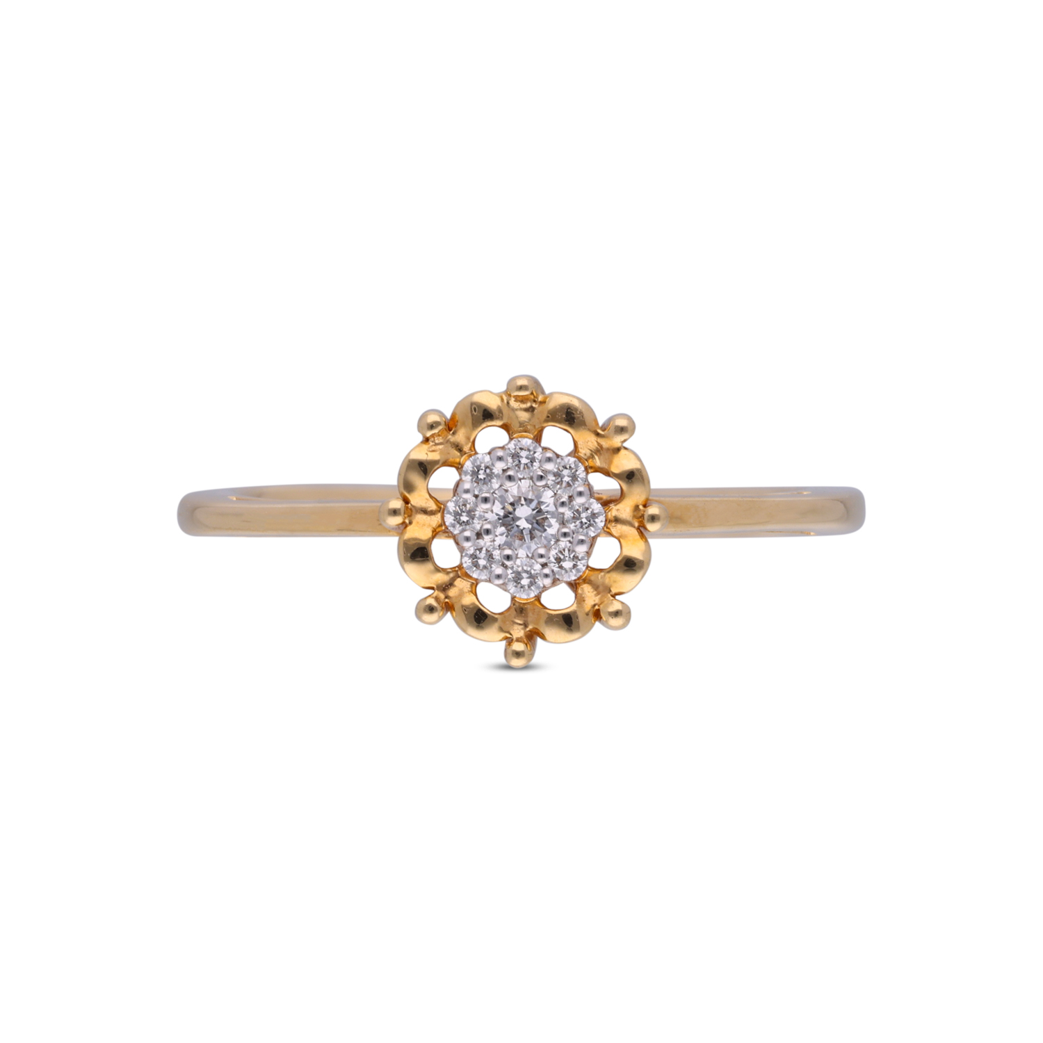 Radiant Splendor: Fancy Diamond Ring