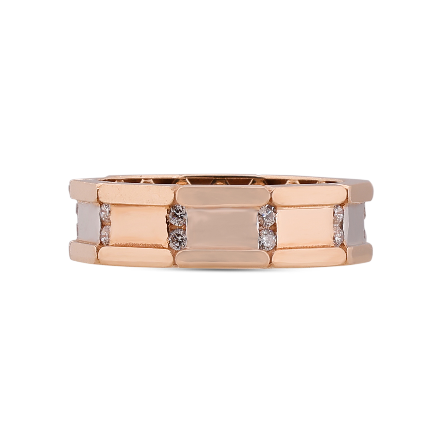 Radiant Union: Fancy Gold Wedding Band Ring