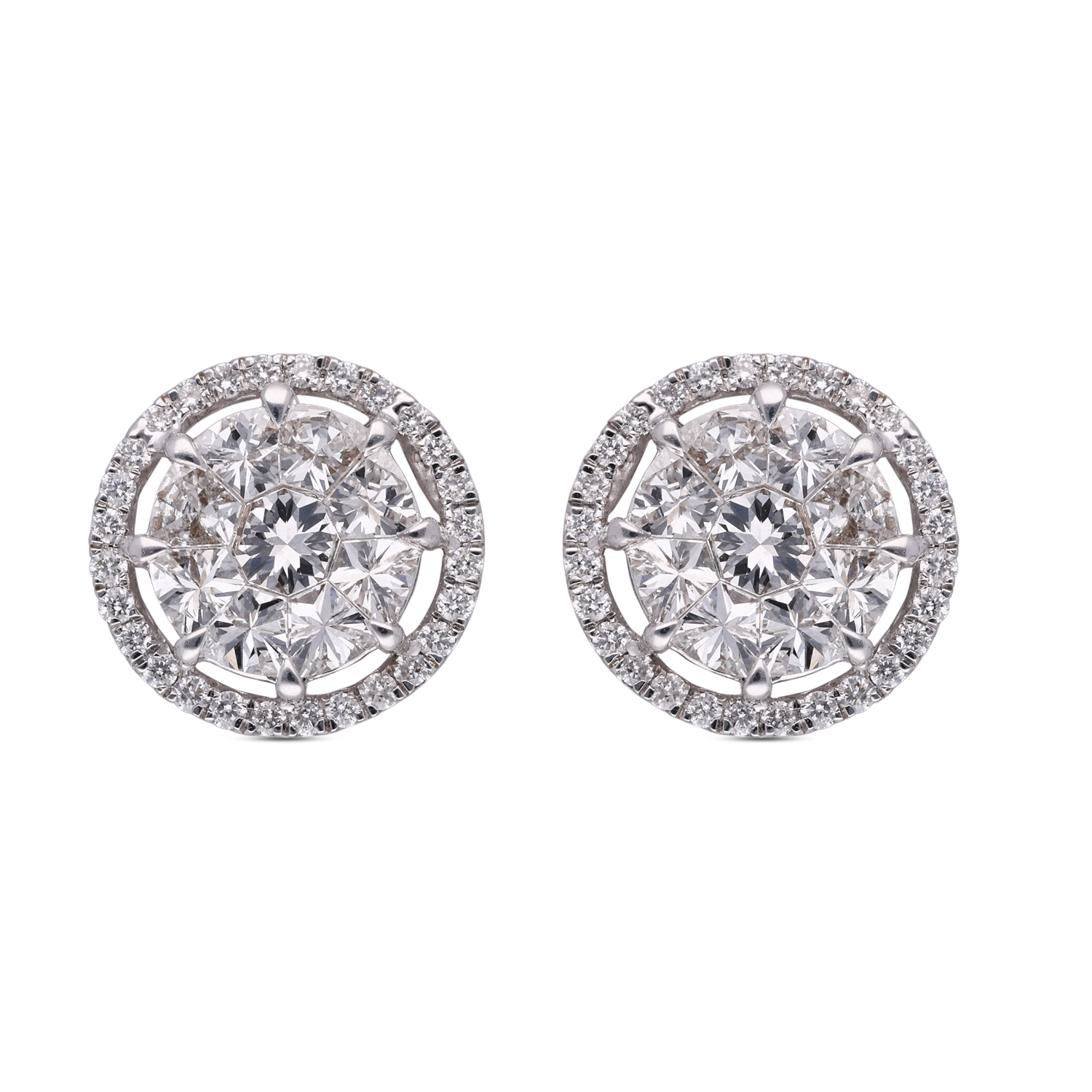 Radiant Charm: Fancy Diamond Stud