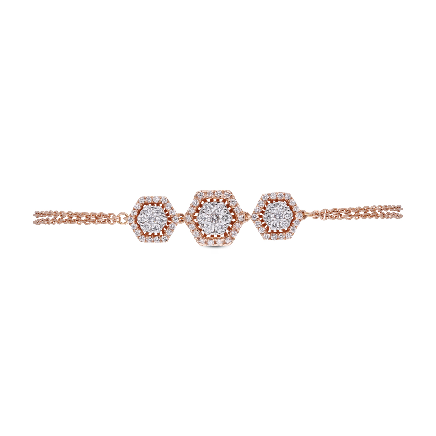 Sparkling Sophistication: Diamond Flexible Fancy Bracelet