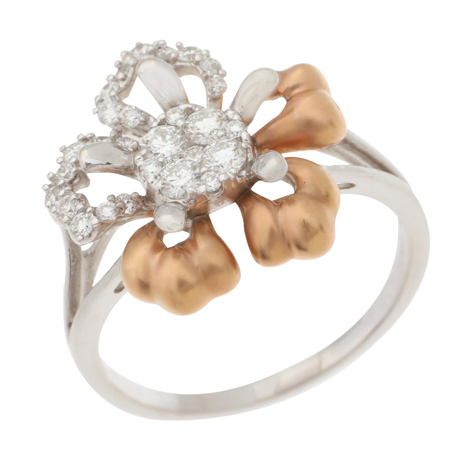 Floral Diamond Ring