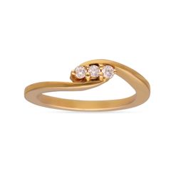 Classic Crossover Diamond Ring For Women