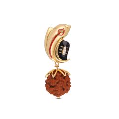 Sacred Ganesh and Linga Rudraksha Pendant