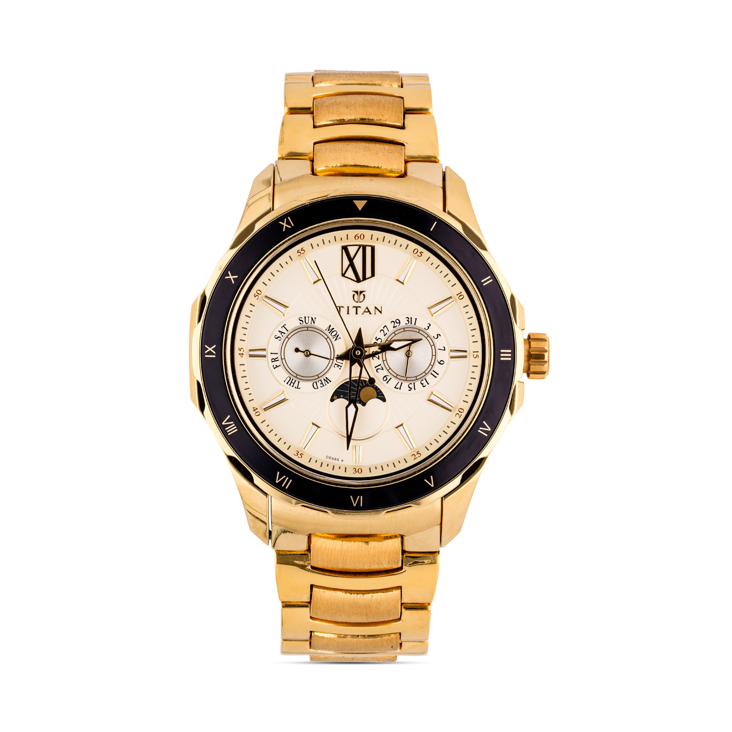 Sophisticated Men's Gold Watch