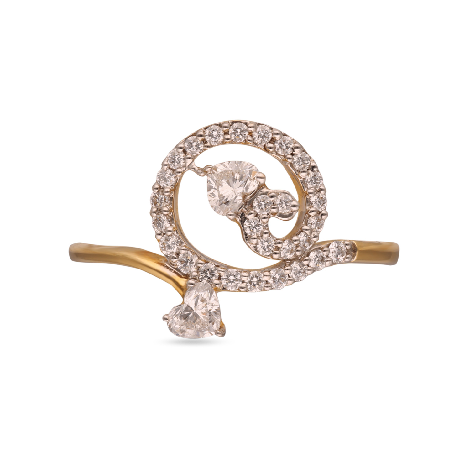 Classic Heart Shape Diamond Ring For Women