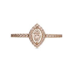 Classic Elegant Marquise Diamond Ring