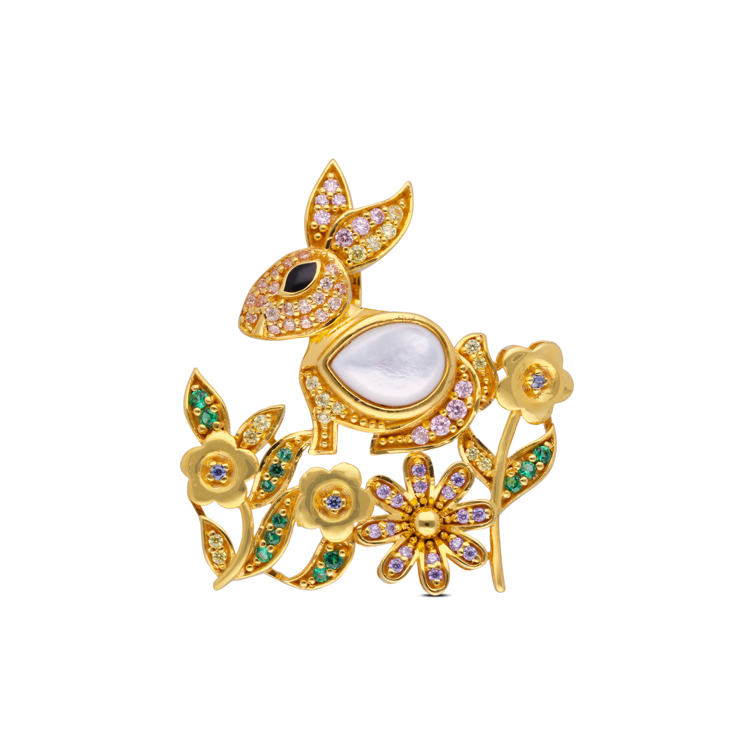 Enchanted Garden Rabbit Pendant